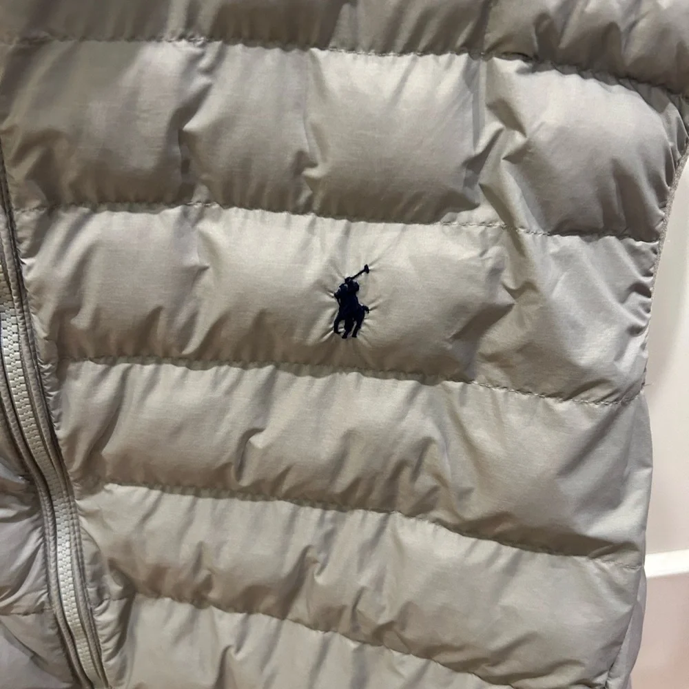 Ralph Lauren Polo Gray Puffer Vest